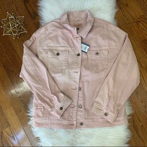 Universal Thread Blush Pink Jean Jacket L